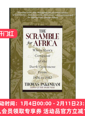 英文原版 The Scramble for Africa 争夺非洲 1876年至1912年白人对黑暗大陆的征服 英文版 进口英语原版书籍