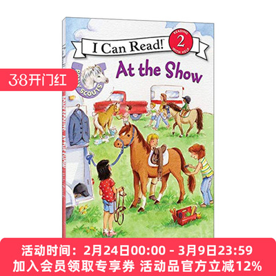 马术表演 英文原版 Pony Scouts At the Show 小马童子军分级阅读 I Can Read 2 英文版 进口英语原版书籍