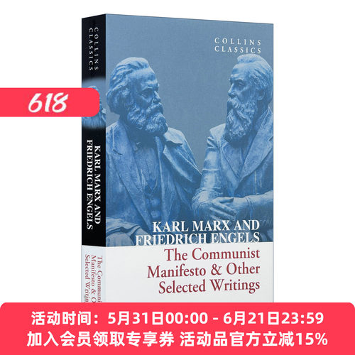 英文原版 The Communist Manifesto 共产党宣言 柯林斯经典系列 英文版 进口英语原版书籍