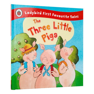 Tales 进口英语原版 三只小猪 Ladybird 英文原版 Pigs 瓢虫童话故事系列 First 小说 Three The 英文版 书籍 精装 Little Favourite