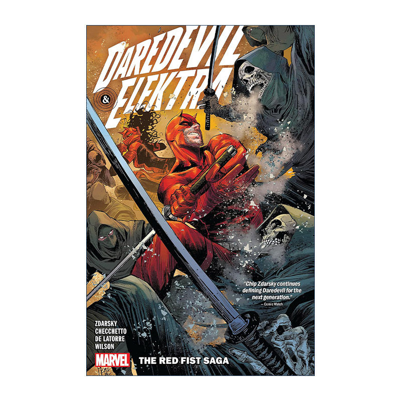英文原版 超胆侠与艾丽卡 卷一 Daredevil & Elektra By Chip Zdarsky Vol.1 The Red Fist Saga 漫威漫画 夜魔侠进口英语原版书籍