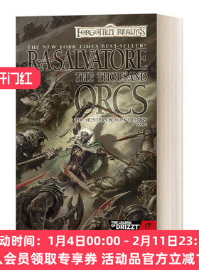 英文原版小说 The Thousand Orcs 龙与地下城 崔斯特传奇 猎人之刃三部曲1 千兽人 英文版 进口英语原版书籍