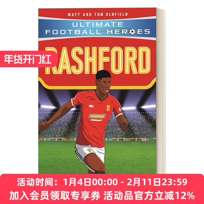 英文原版 Rashford 超级足球明星人物传记 拉什福德 Ultimate Football Heroes 英文版 进口英语原版书籍
