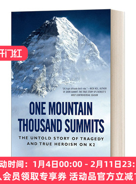 英文原版 One Mountain Thousand Summits 千山万水 乔戈里峰上不为人知的悲剧和真正的英雄故事 英文版 进口英语原版书籍