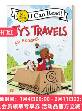 英文原版 Ty's Travels All Aboard! 泰的旅行 开船啦 My First I Can Read分级阅读 英文版 进口英语原版书籍