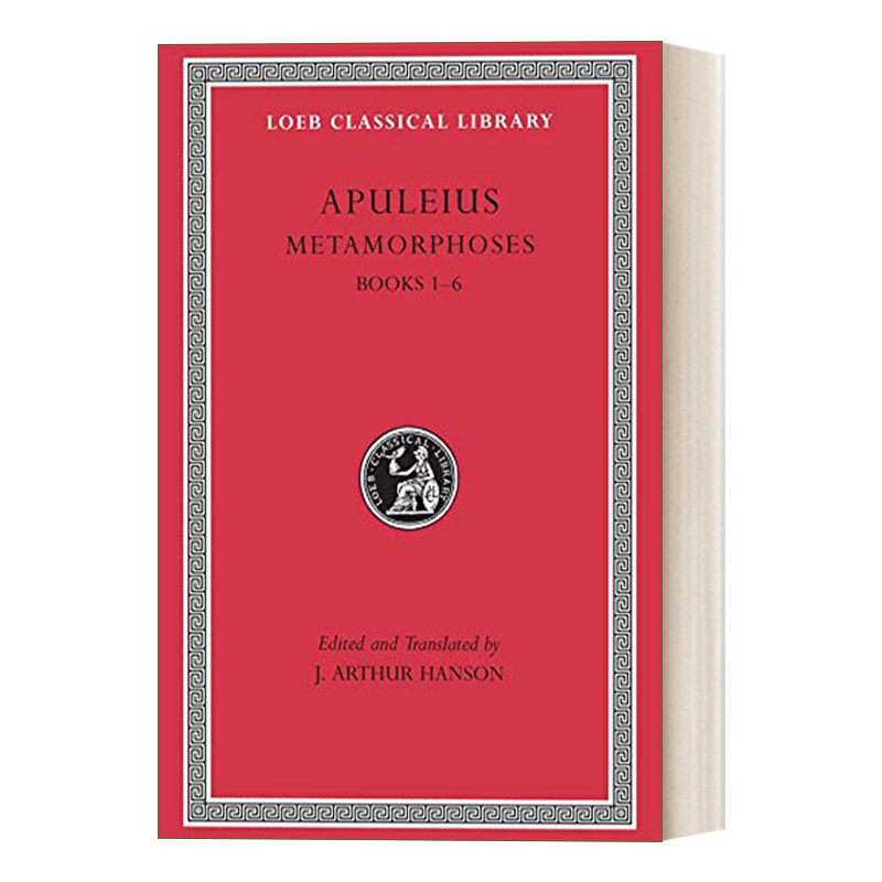 英文原版 Metamorphoses The Golden Ass Volume I 阿普莱乌斯Apuleius 变形记 金驴记 卷一 1-6册 拉英双语版 洛布古典丛书英文版