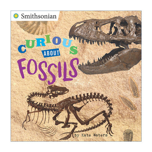 对化石的好奇  英文原版 Curious About Fossils Smithsonian 史密森系列 儿童科普百科绘本 Kate Waters 英文版 进口英语原版书籍