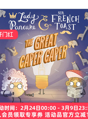 英文原版 Great Caper Caper 薄饼夫人与吐司先生5 精装绘本 英文版 进口英语原版书籍