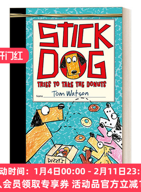 史迪狗想吃甜甜圈 英文原版 Stick Dog Tries to Take the Donuts 英文版 进口英语原版书籍