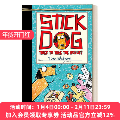 史迪狗想吃甜甜圈 英文原版 Stick Dog Tries to Take the Donuts 英文版 进口英语原版书籍