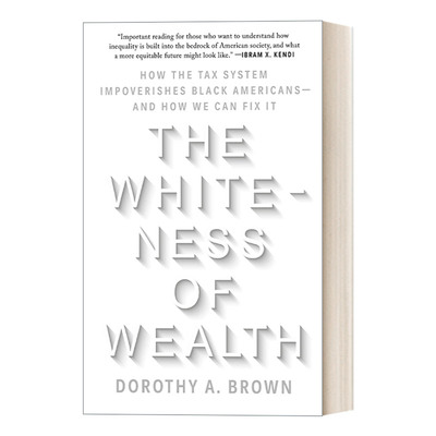 财富的洁白程度 英文原版 The Whiteness of Wealth 税收制度如何使美国黑人贫困 以及我们如何解决它 Dorothy A. Brown 进口书籍