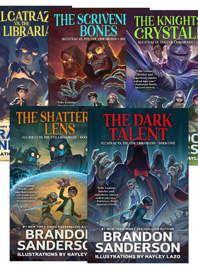 英文原版 Alcatraz vs. the Evil Librarians 阿尔卡特拉兹与系列5册 英文版 进口英语原版书籍