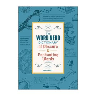 Dictionary The Nerd 英文版 书籍 英文原版 365个冷门奇妙词汇 Word Words Enchanting Obscure 进口英语原版 词痴秘典