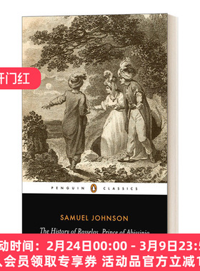 拉塞拉斯的历史 英文原版 The History of Rasselas  Prince Abissinia拉塞拉斯的历史 阿比西尼亚王子 英文版 进口英语原版书籍