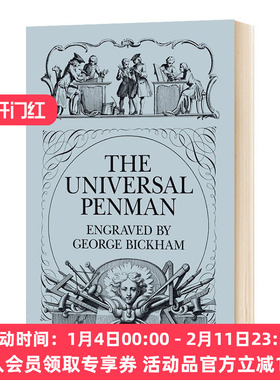 华研原版 世界书法家 英文原版 The Universal Penman 英语练字花体字书法字体 英文版进口英语艺术类书籍