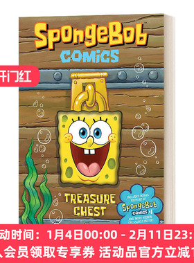 英文原版 Spongebob Comics Treasure Chest 海绵宝宝 宝藏箱 精装 英文版 进口英语原版书籍