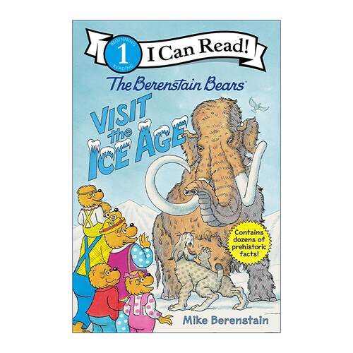 英文原版 The Berenstain Bears Visit the Ice Age 贝贝熊 冰河时代之旅 I Can Read Level 1分级阅读 英文版 进口英语原版书籍