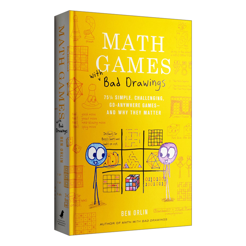 英文原版 Math Games with Bad Drawings 欢乐数学游戏 精装 英文版 进口英语原版书籍