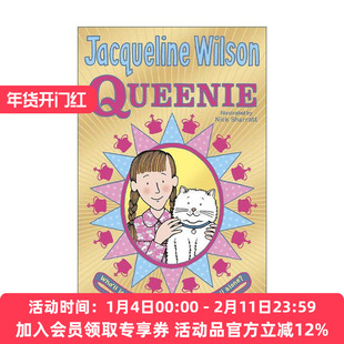 英文原版 Queenie 白猫奎尼 杰奎琳·威尔逊儿童故事书 英文版 进口英语原版书籍