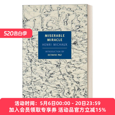 悲惨的奇迹 英文原版 Miserable Miracle New York Review Books Classics Henri Michaux 英文版 进口英语原版书籍