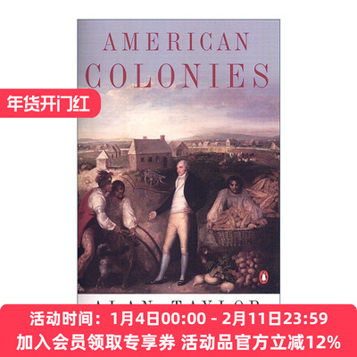 英文原版 American Colonies 美国殖民地 历史 Alan Taylor 英文版 The Penguin History of the United States 01 进口英语书籍