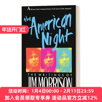 英文原版 The American Night the Writings of Jim Morrison 美国之夜 吉姆莫里森的著作 英文版 进口英语原版书籍