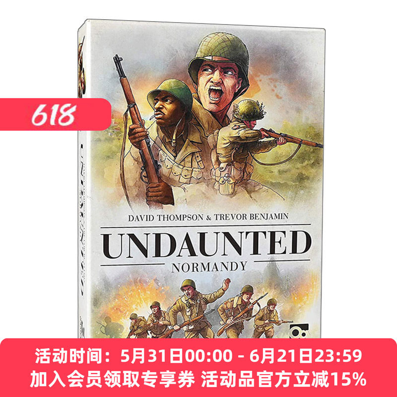 无畏 诺曼底 英文原版 Undaunted Normandy 双人战争卡牌游戏 英文版 进口英语原版书籍