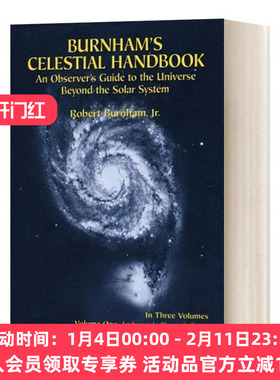 英文原版 Burnham's Celestial Handbook Volume One 伯纳姆天体手册 卷一 英文版 进口英语原版书籍