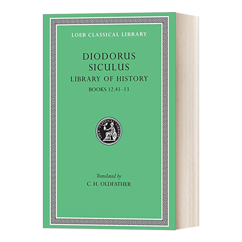 英文原版 Library of History Volume V 古希腊狄奥多罗斯Diodorus Siculus 历史丛书卷五第12.41-13册 原文希英对照 进口书