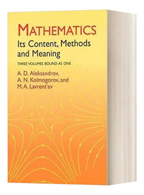 英文原版 Mathematics Its Content Methods and Meaning 数学 内容 方法和意义 英文版 进口英语原版书籍