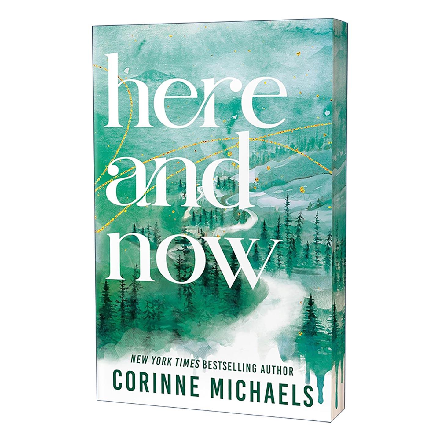 英文原版 Here and Now Deluxe Edition Ember Falls 02 这里与现在 豪华版 畅销言情小说家Corinne Michaels 进口英语原版书籍