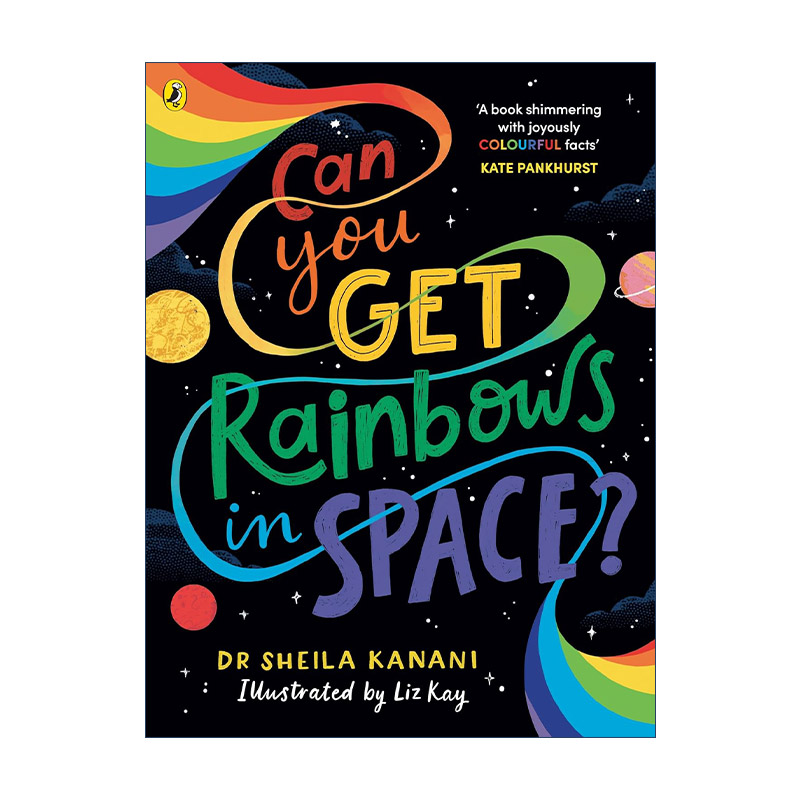英文原版 Can You Get Rainbows in Space? 太空里能看见彩虹吗 少儿颜色太空自然知识科普彩色插画绘本 英文版 进口英语原版书籍