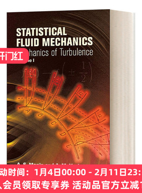统计流体力学 英文原版 Statistical Fluid Mechanics Volume I of Turbulence 湍流力学 第一卷 英文版 进口英语书籍