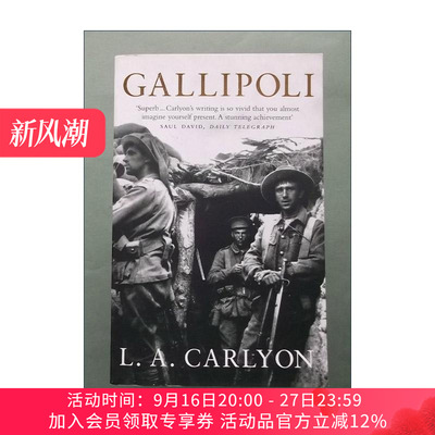 英文原版 Gallipoli 一战加里波利之战 L A Carlyon 英文版 进口英语原版书籍