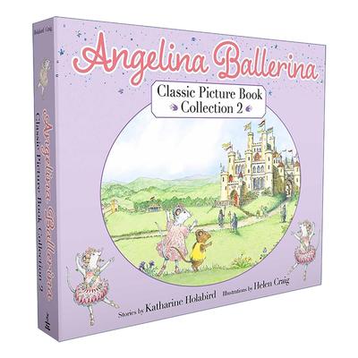 英文原版 Angelina Ballerina Classic Picture Book Collection 2 芭蕾小精灵安吉莉娜 精装绘本3册盒装2 进口英语原版书籍