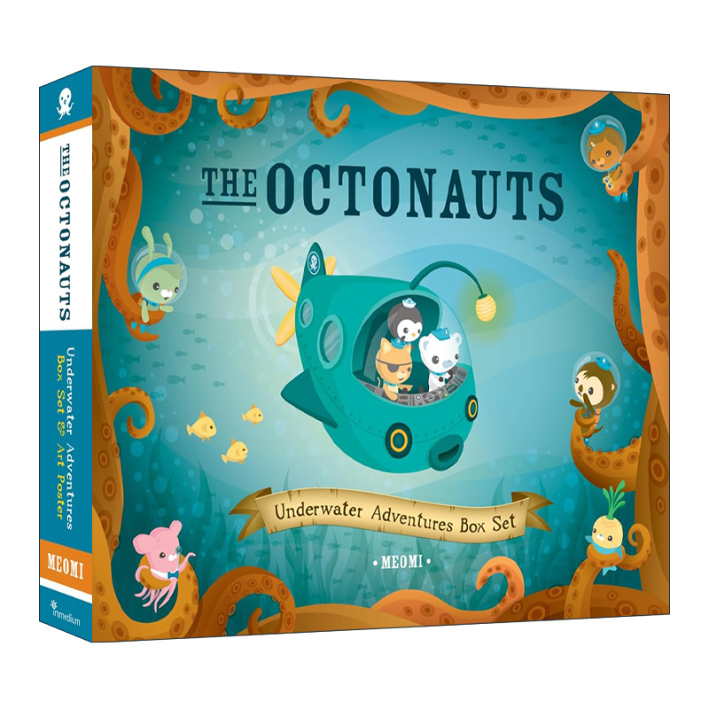 英文原版 The Octonauts Underwater Adventures Box Set 海底小纵队探险记 同名动画原著故事 儿童绘本套装 Meomi 英文版 进口书 书籍/杂志/报纸 儿童读物原版书 原图主图