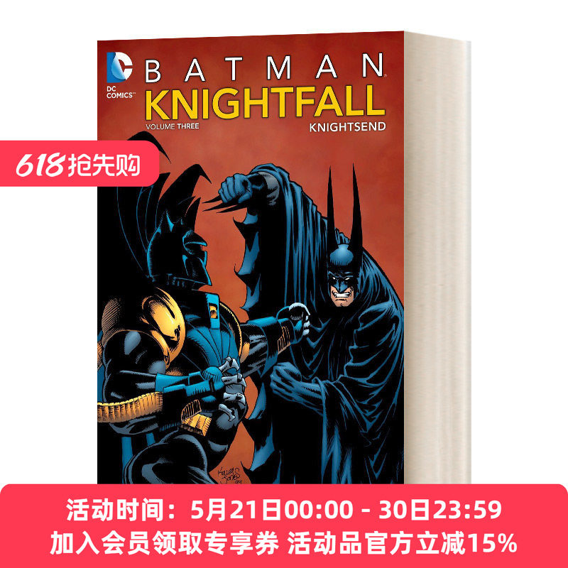 英文原版 Batman Knightfall Vol 3 KnightsEnd 蝙蝠侠骑士陨落第三部 DC漫画 英文版 进口英语原版书籍