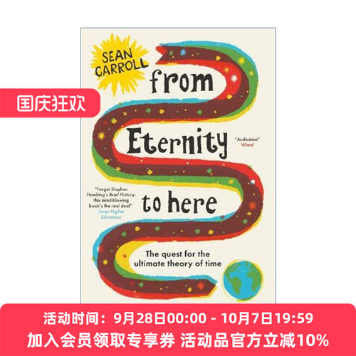 英文原版 From Eternity to Here 从永恒到此刻 追寻时间的终极奥秘 肖恩·卡罗尔 英文版 进口英语原版书籍