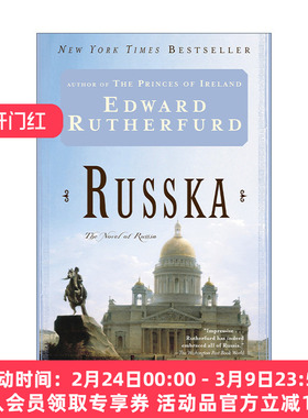 英文原版 Russka 俄罗斯 历史小说 Edward Rutherfurd 英文版 进口英语原版书籍