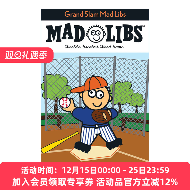大满贯 英文原版 Grand Slam Mad Libs 疯狂填词游戏 英文版 进口英语原版书籍