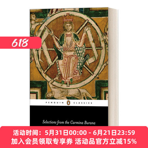 英文原版 Selections from the 'Carmina Burana' A Verse Translation 选自“布兰娜诗歌” 诗歌翻译 英文版 进口英语原版书籍