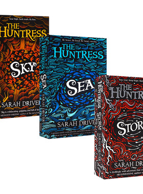 女猎手三部曲 英文原版 The Huntress Trilogy 海/天空/风暴 儿童文学读物 励志成长小说 课外阅读故事书 英文版 进口英语原版书籍