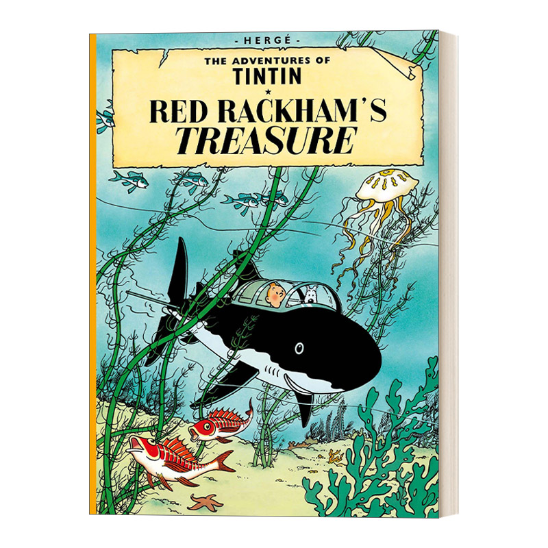 英文原版 Red Rackham'S Treasure丁丁历险记之红色拉克姆的宝藏英版 The Adventures Of Tintin英文版进口英语原版书籍