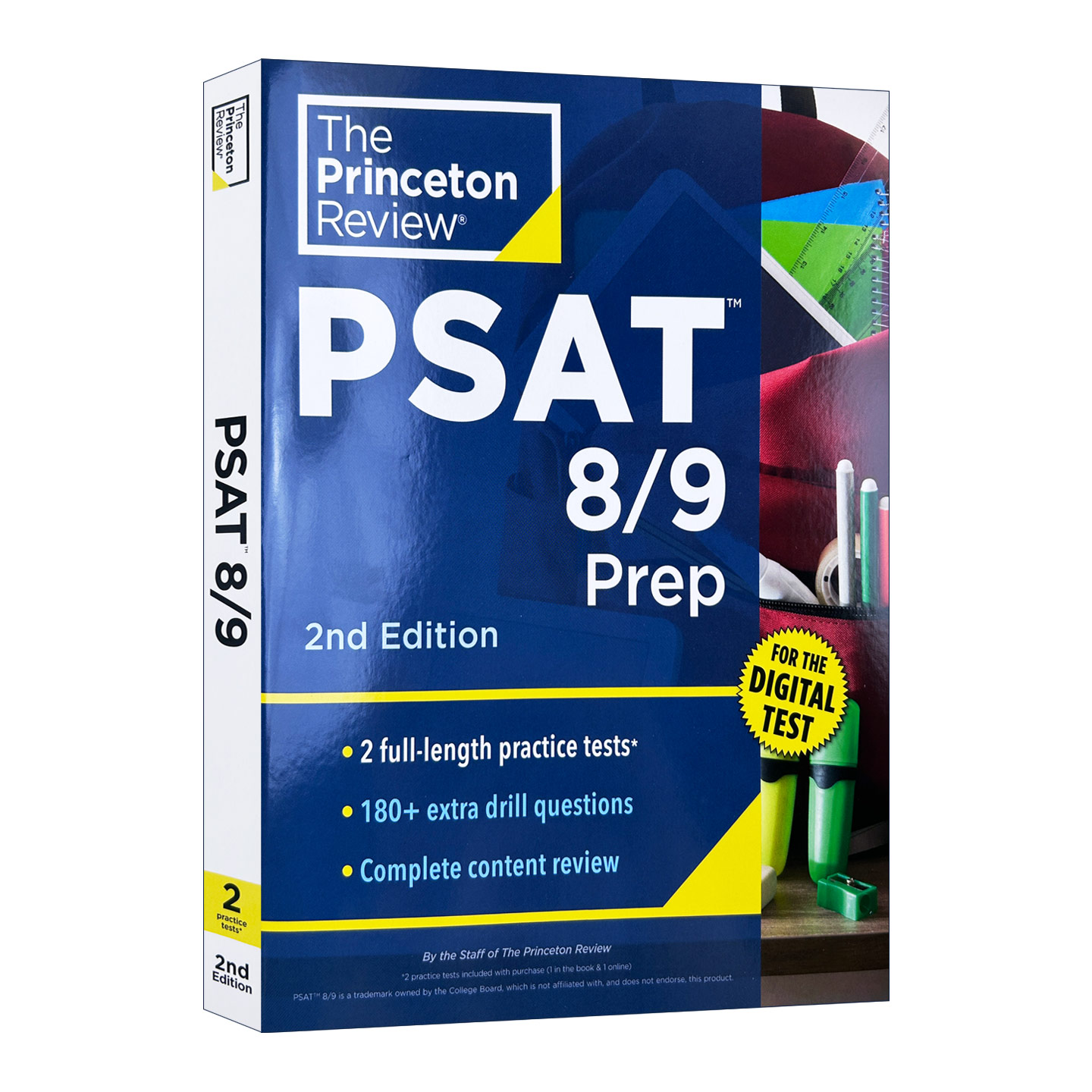 英文原版 普林斯顿八九年级学生SAT预考备考指南 Princeton Review PSAT 8/9 Prep 2nd Edition 第二版 英文版 进口英语原版书籍