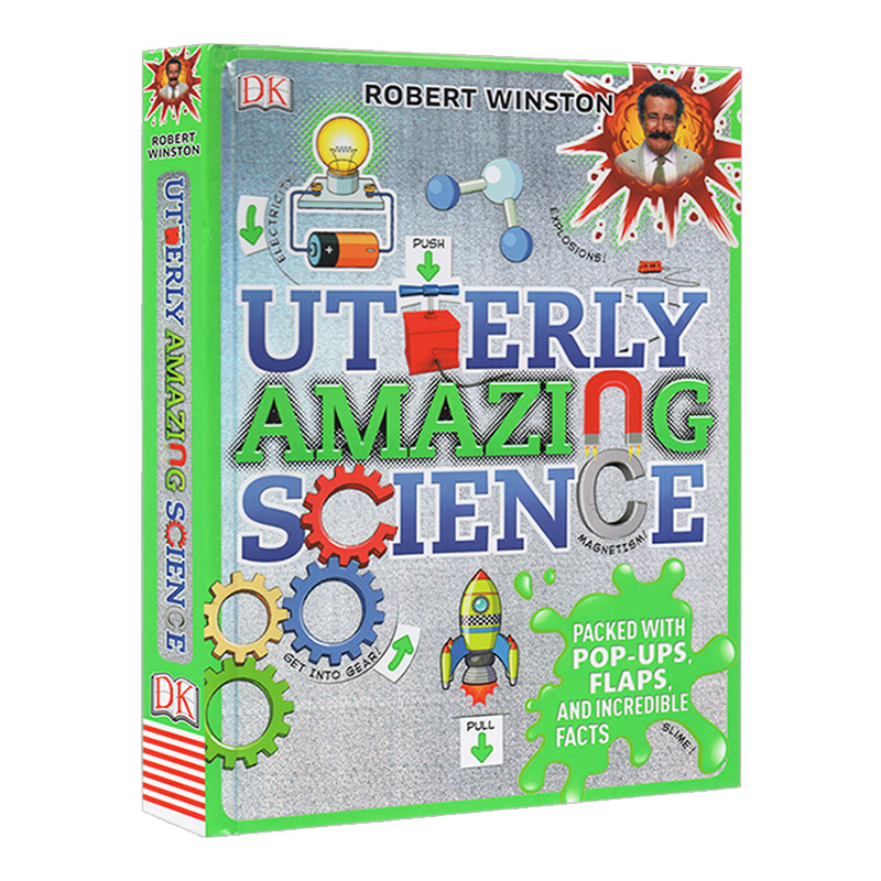 惊人的科学 英文原版 Utterly Amazing Science DK百科书 精装翻翻操作立体书 科学启蒙认知 英文版进口原版英语书籍