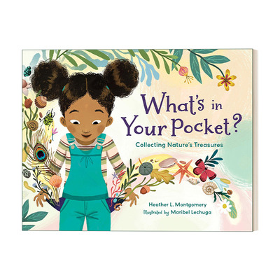 口袋里的秘密 英文原版 What's in Your Pocket? 收藏大自然的宝藏 儿童精装绘本 Maribel Lechuga 英文版 进口英语原版书籍