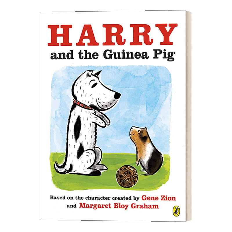 斑点狗哈利和豚鼠 英文原版绘本 Harry and the Guinea Pig 儿童动物绘本 英文版 进口英语原版书籍