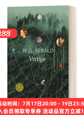 华研原版 英文原版 Vertigo 眩晕 温弗里德·塞巴尔德小说处女作 英文版 进口英语原版书籍