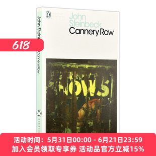 英文原版小说 Cannery Row 罐头厂街 约翰·斯坦贝克 现代经典 英文版 进口英语原版书籍 搭伊甸之东East of Eden