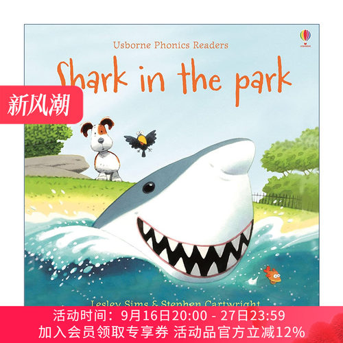 英文原版 Phonics Readers Shark In The Park 公园里有鲨鱼 英文版 进口英语原版书籍